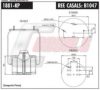 CASALS B1047 Boot, air suspension